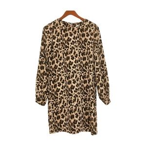 leopard Print Shift Dress. Size 4.